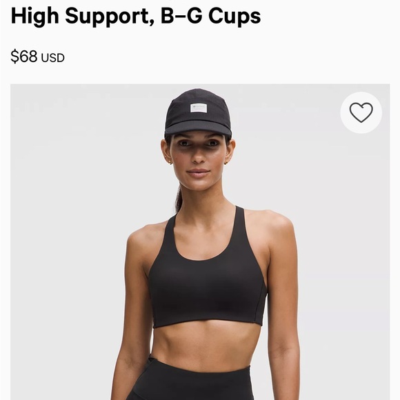 lululemon Energy Bra High Support, B–G Cups - Picture 3 of 3